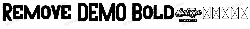 Remove DEMO Bold字体转换